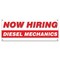 Signmission Now Hiring Diesel Mechanics Banner Apply Inside Accepting Application Single Sided B-30233 - alternate 1